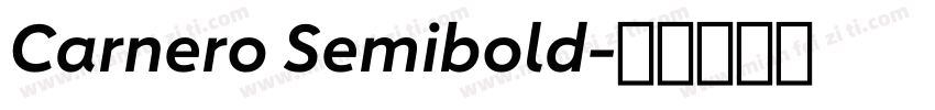 Carnero Semibold字体转换